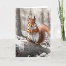 Search for cute squirrels cards Winter