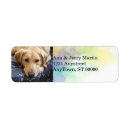 Search for add photo return address labels Watercolor