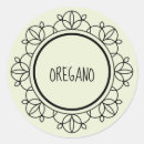Recherche de origan autocollants Étiquettes d'épices