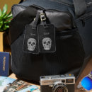 Search for skull luggage tags Black