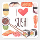 Search for sushi rolls stickers Seafood