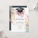 Search for wildflower graduation invitations Floral