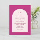 Search for magenta pink wedding invitations Simple