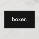Search for boxer business cards Fitness
