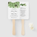 Search for wedding program hand fans Modern