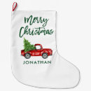Search for truck christmas stockings Rustic