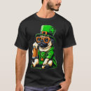 Search for st patricks day pug tshirts Clover