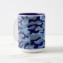 Recherche de motif de camouflage tasses Camo bleu