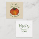 Search for baby registry invitations Pumpkin