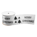 Search for christmas tree ribbon Black and white