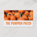 Search for pumpkin patch business cards Photography