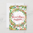 Recherche de vert rouge or invitations Rustique