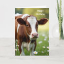 Search for funny farmer birthday cards Cow