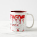 Search for zombie brains mugs Horror