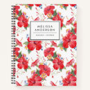 Recherche de motif hawaïen carnets Hibiscus