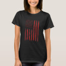 Search for flag womens tshirts Red