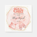 Search for its a girl napkins Glitter