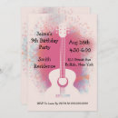 Recherche de guitare anniversaire invitations Parti