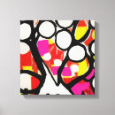 Search for abstract tree painting canvas prints Red