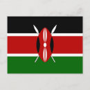 Recherche de drapeau kenya cartes postales République du kenya