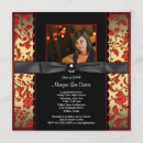 Recherche de damassé rouge invitations Noir