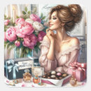 Search for elegant lady stickers Pretty