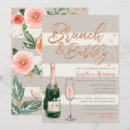 Search for rose gold glitter bridal shower invitations Watercolor floral