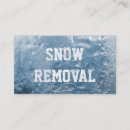 Search for snow removal business cards Snowplow