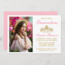 Search for crown quinceanera invitations 15th birthday