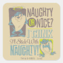 Search for naughty or nice gift wrap Taz