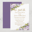 Search for purple vow renewal invitations Flowers