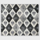 Search for harlequin wrapping paper Black