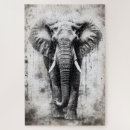 Recherche de elephant puzzles Sauvage