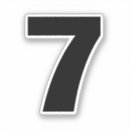 Recherche de septième etiquettes Numéro sept