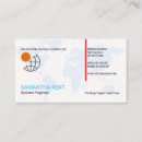 Search for information technology business cards Network engineer