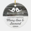 Search for rustic wedding ornaments Engaged