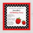 Search for red black and white birthday invitations Party