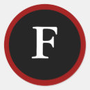 Search for f initial stickers Modern