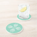 Recherche de pétales fleur dessous de verres Vert