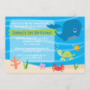 Search for whale birthday invitations Crab
