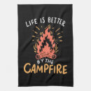 Search for funny camping tea towels Vacation