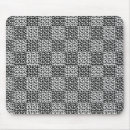 Recherche de damier noir et blanc tapis souris Moderne