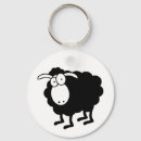 Search for funny sheep keychains Black