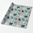 Search for pomeranian christmas wrapping paper Red