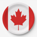 Search for canada paper plates World flags