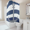 Search for gray and white stripe shower curtains Nautical