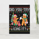 Search for funny nurse holiday cards Gingerbread