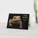 Search for toad birthday cards Humour