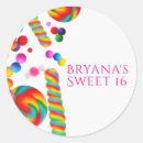Search for rainbow candy stickers Candyland
