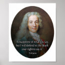 Recherche de voltaire posters Liberté d'expression